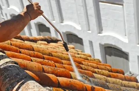 Nettoyage de toitures - Saint-Ouen-du-Tilleul